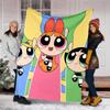 The Powerpuff Girls2 printed throw blanket—lightweight,soft,warm;versatile blanket for all seasons—perfect as &air-conditioning throw,nap blanket