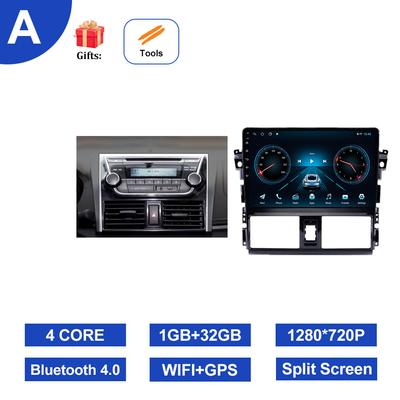 Car Radio Video Multimedia Player 10 '' Android OS for TOYOTA VIOS YARIS 2013 - 2016 GPS Navigation WiFi Bluetooth