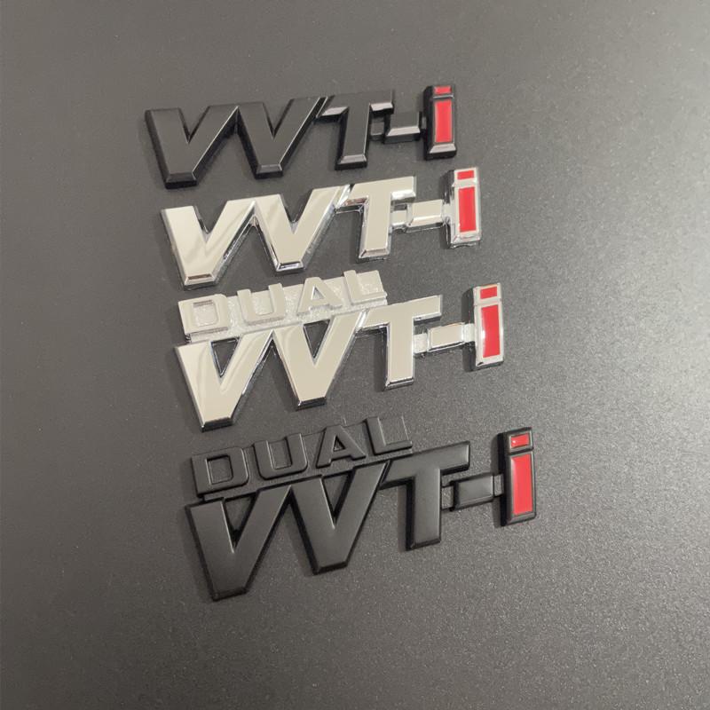 New 3D Metal Car Sticker Emblem Badge For TOYOTA Dual VVT-i VVTI Camry COROLLA YARiS Rav4 Ralink REIZ CROWN PRIUS REIZ Avensis