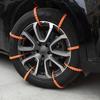 10Pcs Universal Anti-Skid Snow Tire Chains Easy Install Reusable Anti Snow Chains Ice-Breaking Traction Cables