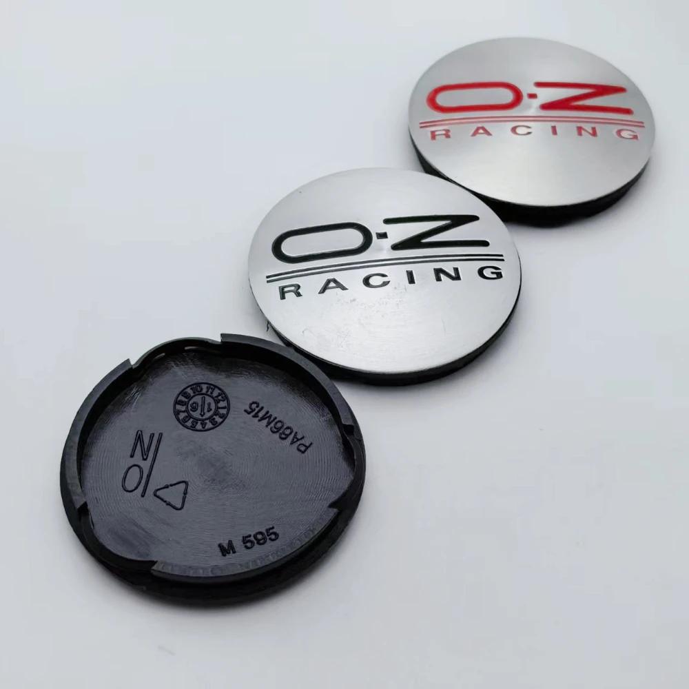 4pcs M595 OZ Racing Sport Logo Emblem Car Wheel Center Caps 62MM 58MM Wheel Hub Cap O.Z Badge Rim Hubcaps Cover Car Accessories