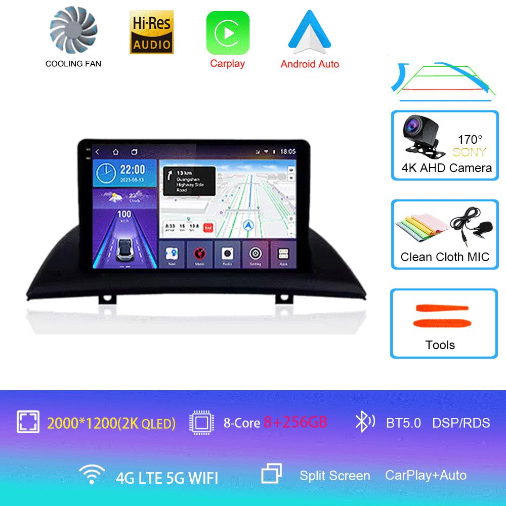 For BMW X3 E83 2004 2005 2007-2012 9 inch Android 14 2din Radio DVD Car Multimedia video Player Navigation GPS 2 din dvd