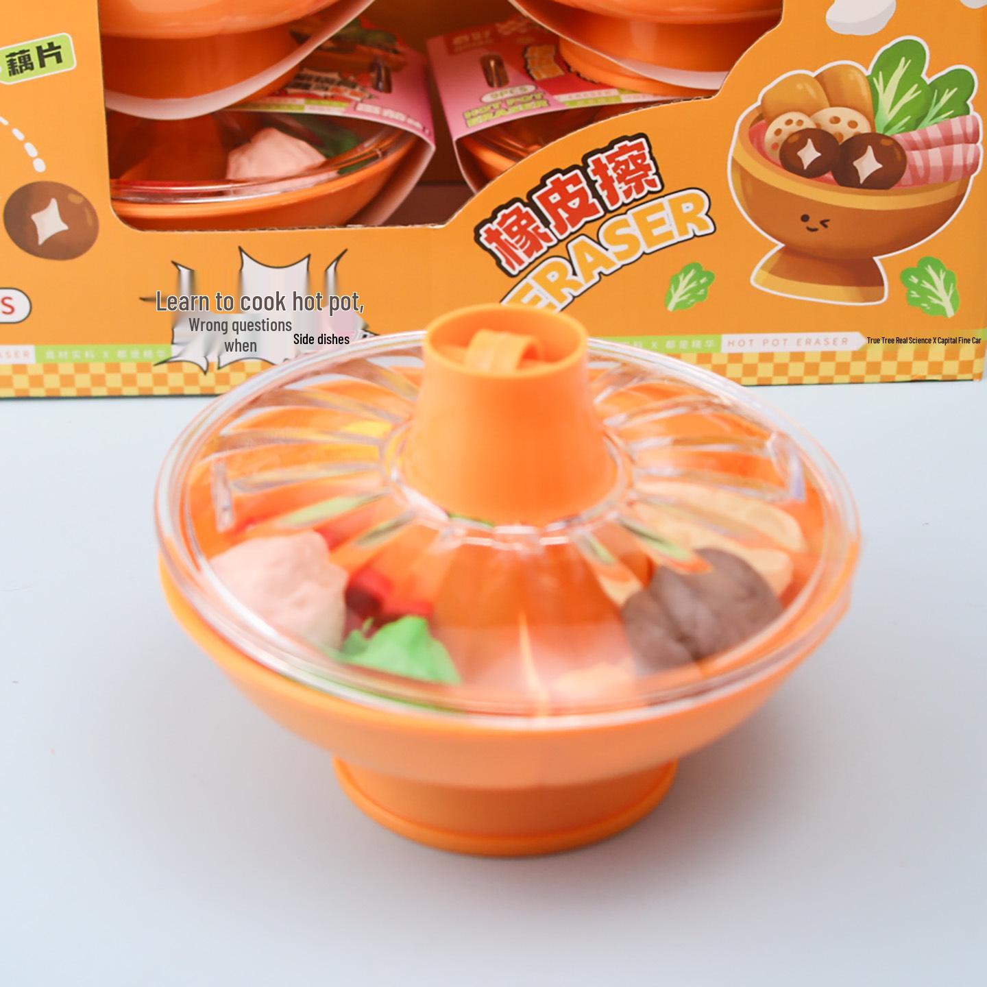 Children s Hot Pot Shabu-Shabu Eraser Play Set