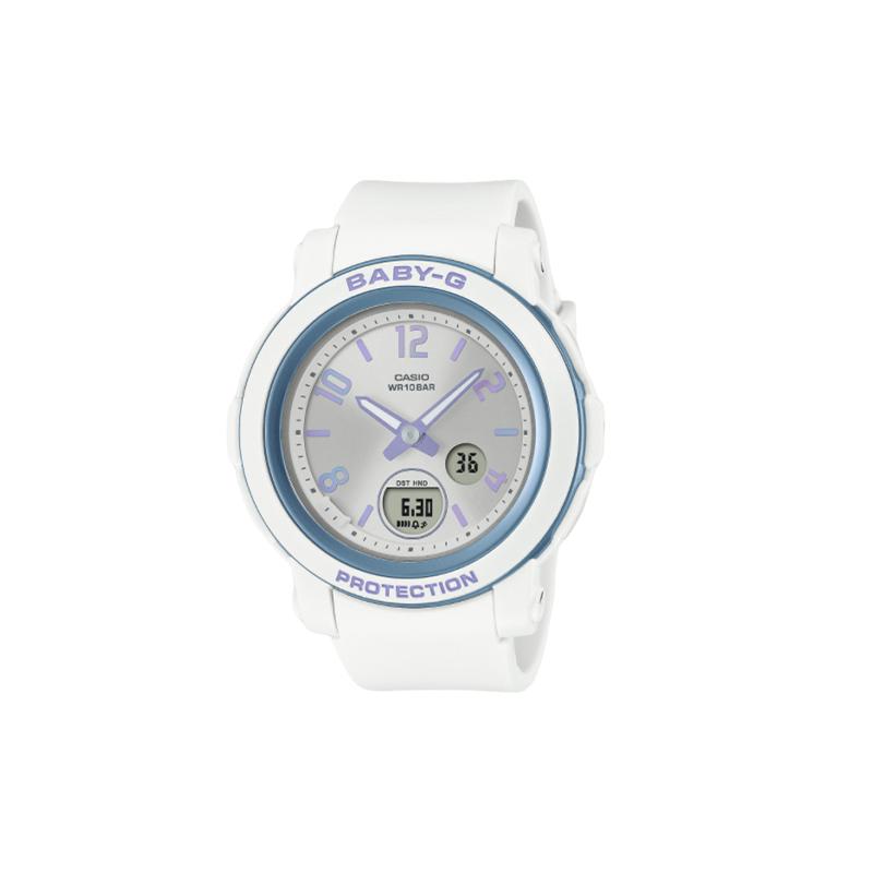 

Casio CASIOBABY-G series G-SHOCK series quartz movement resin strap Japanese and Korean watch women s watch silver dial BGA-290DR-7A срібний