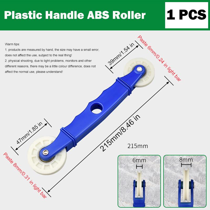 

6-10 мм Установочный ролик для светодиодной ленты Инструмент для установки светодиодной ленты АБС-пластик Резина U-образная канавка Фиксация Жесткая планка Лампа Инструменты для быстрой установки