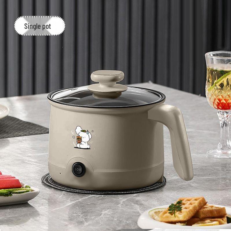 Fully Automatic Non-Stick Multifunctional Electric Rice Cooker & Hot Pot with Steaming, Frying, Stir-frying, and Wok Capabilities.