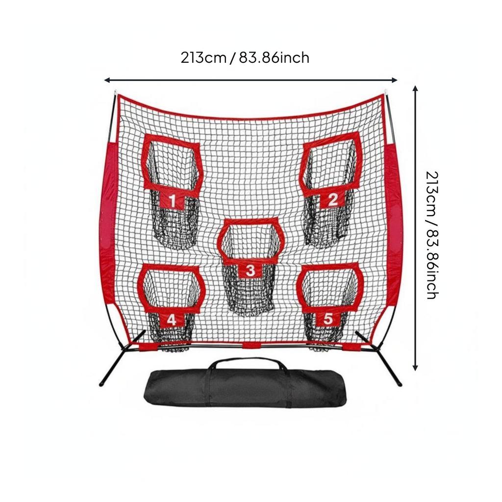 Football Passing Target Net Easy Setup Sports Equipment Long-Lasting
