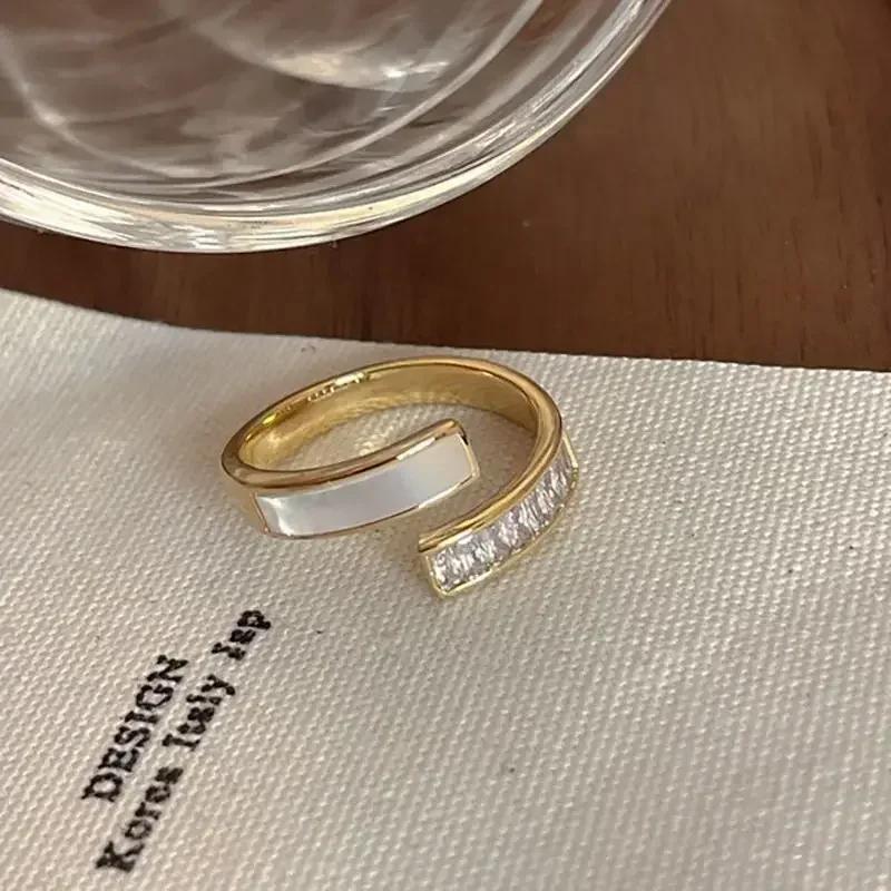 New Unique Design Multi-Layered Zircon Ring For Women Fashionable Daily Accessory Party Jewelry Birthday Gifts