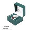 Frosted PU Flip-Top Watch and Jewelry Storage Box