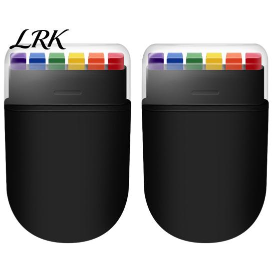 Multi-color Face Paint Stick 2Pcs Rainbow Stick, 6 Color Painting Crayons for Kids Adults, Body Washable Party Halloween, Sports Games, Festivals,