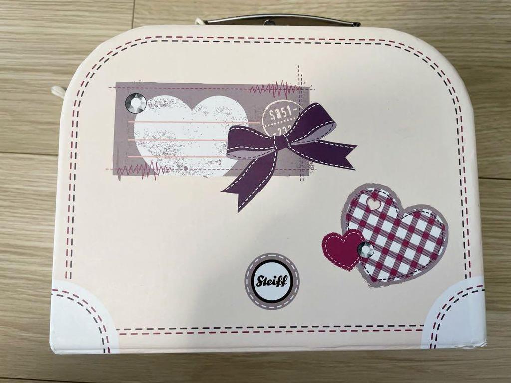 [USED] Steiff Lotte Plush Toy Teddy Bear with Suitcase