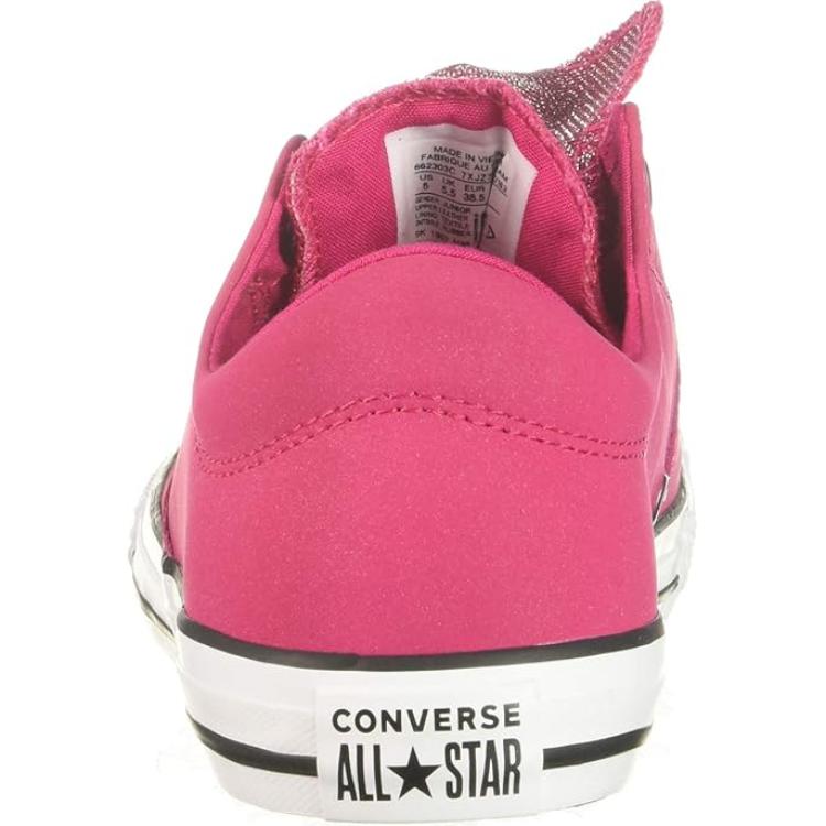 Converse Chuck Taylor All Star Maddie Comfortable Versatile Low Top Kids Sneakers Kids Sneakers Pink White 662303C