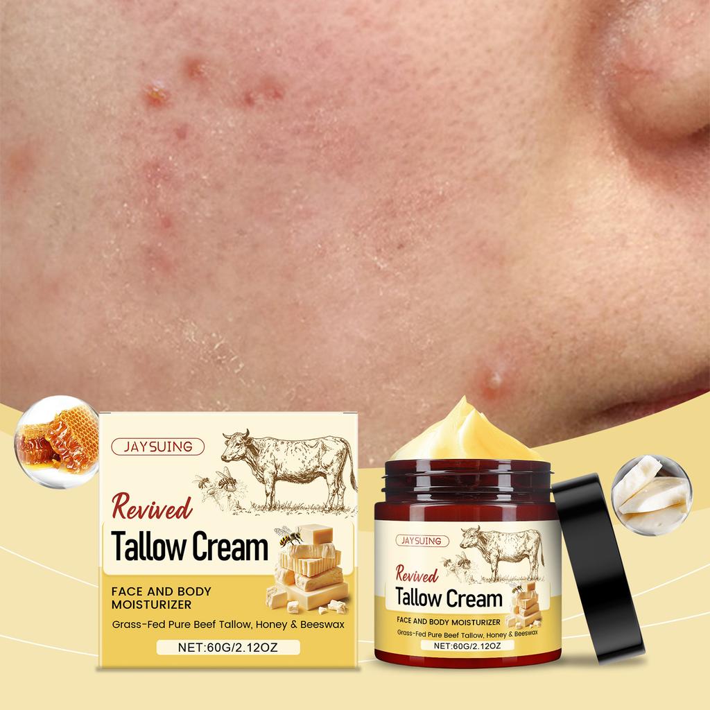 Honey Beef Tallow Moisturizing Cream Moisturizing, soothing, nourishing, and skin-smoothing cream for dry skin