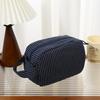 Lightweight Striped Cosmetic Bag Portable Makeup Bag New Storage Bag  Daily Use