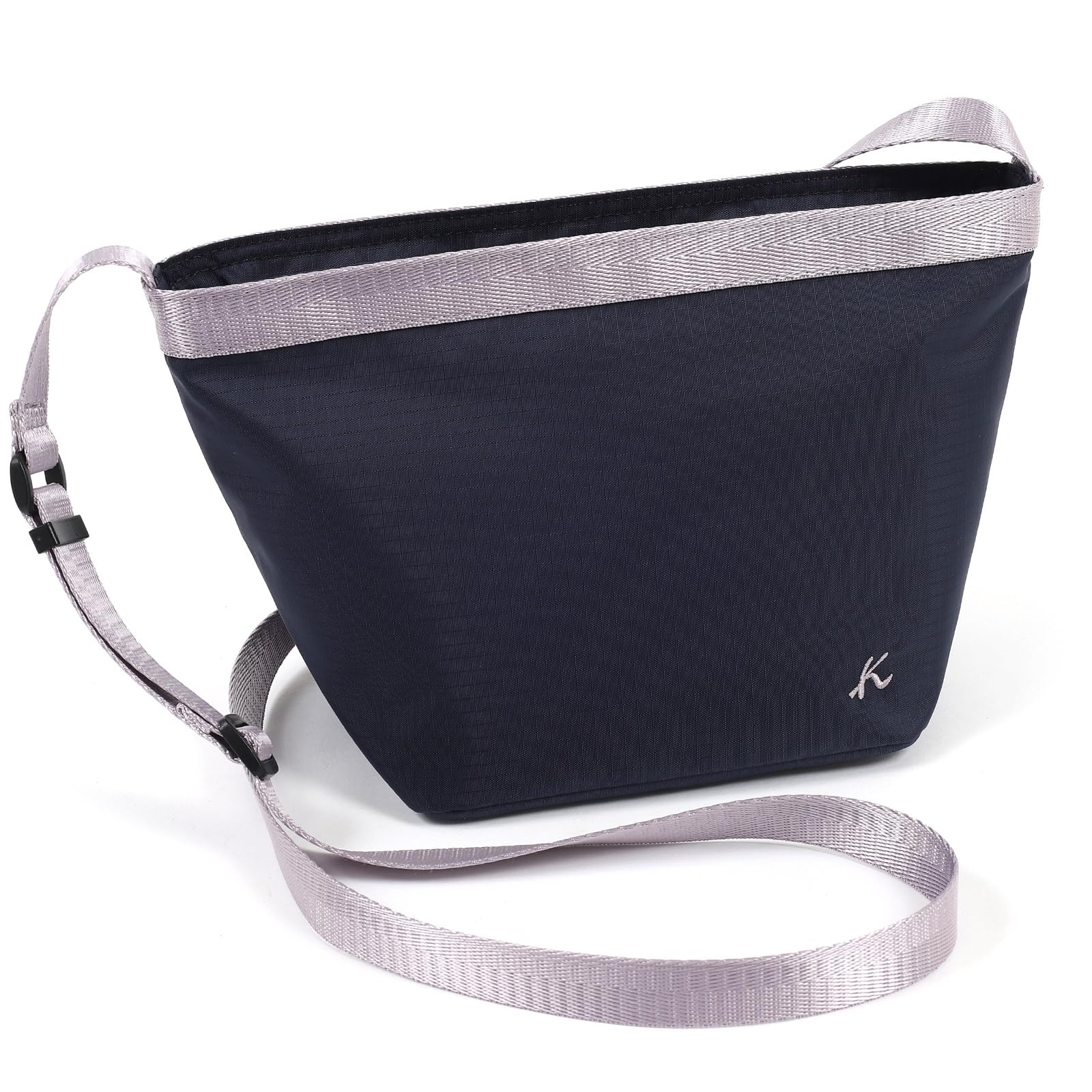 

Slightly polyester fabric shoulder bag Dark 10231 [Kitamura] water-repellent R-0769 Women s Blue/Lavender [Navy]