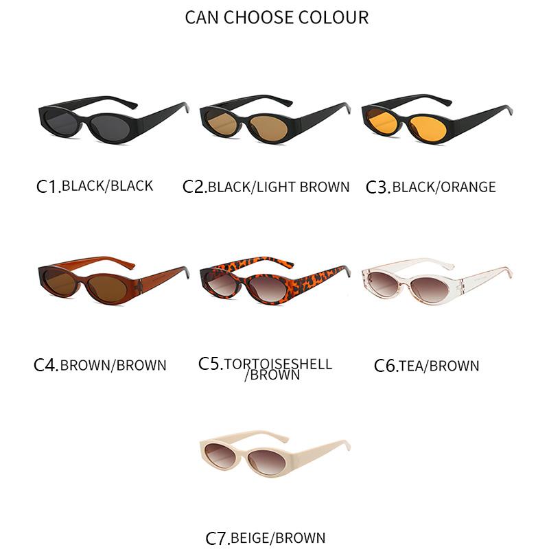 Retro Small Frame Oval Sunglasses Women Men Vintage Brand Designer Sun Glasses Outdoor Driving Travel Man Lady Sun Glasses UV400