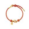 Year of The Horse Zodiac Horse Bracelet Hand-woven Chinese Red Handrope  Spring Festival