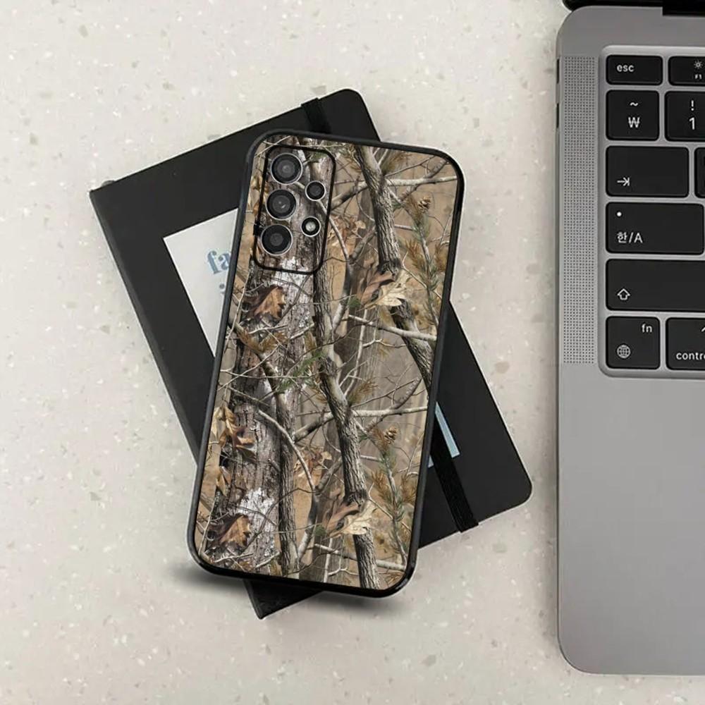

Camouflage Hunting Phone Case For Samsung Galaxy A13,A21s,A22,A31,A32,A52,A53,A71,A80,A91 Soft Black Cover Samsung a41
