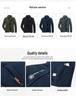 Men's Zipper Fleece Jacket with Side Pockets - Green Youth Style