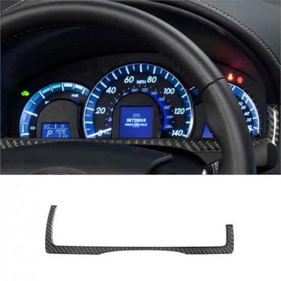 Carbon Fiber Interior Below Speedometer Cover Trim For Toyota Camry 2012-2014