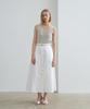 Rene J A Line Button Skirt