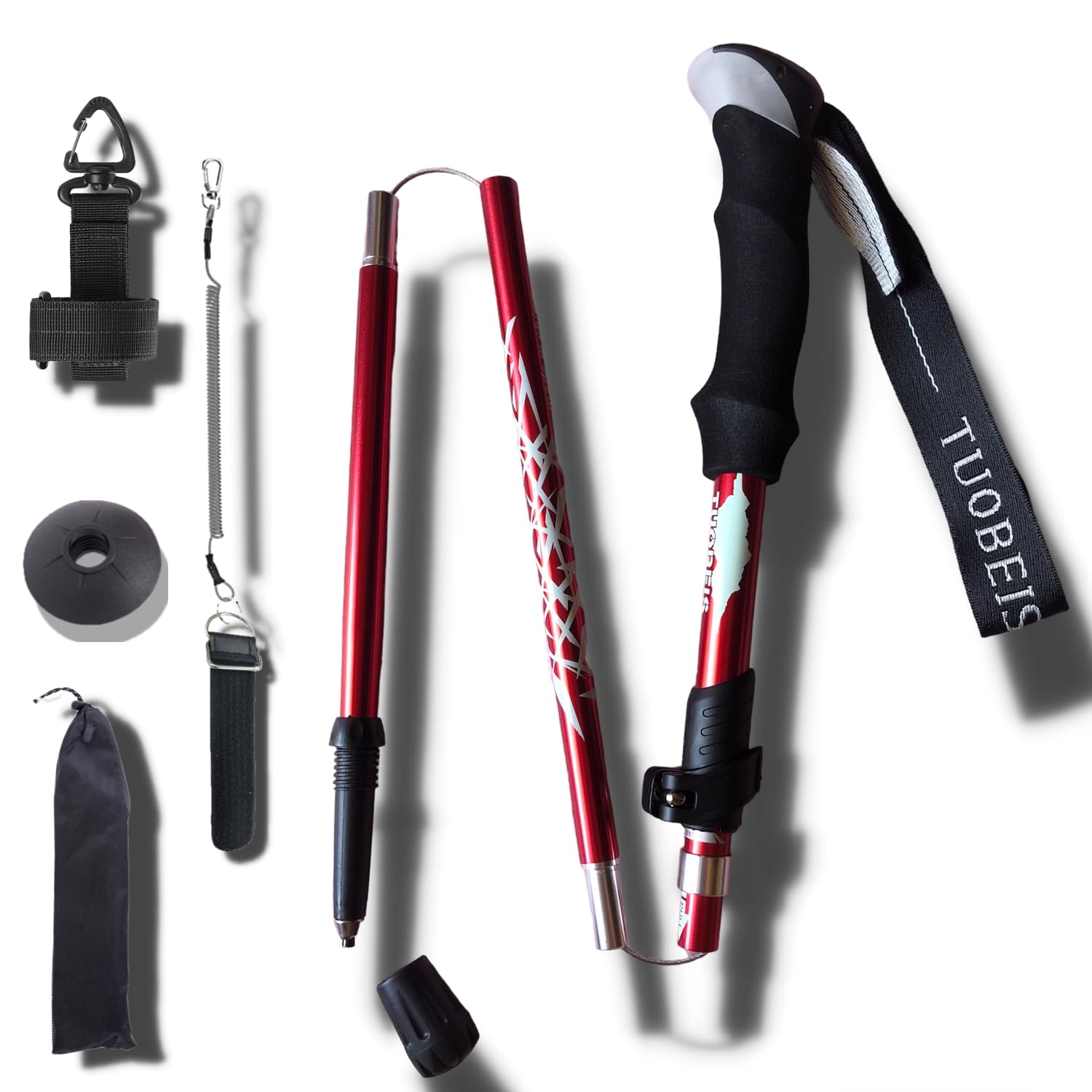 

Archtypes Wading Staff Foldable Aluminum (Long, Red)