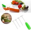 4Pcs/set Kitchen Gadget Accessory Vege Drill Digging Corer Cooking Tool Vegetable Spiral Cutter Spiralizer Creative Kitchen Item