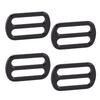 10 Pcs Slide Buckle 43x26mm Webbing Strap Adjustable Buckle Fastener Metal Strap Slider Adjuster for Clothing Bag