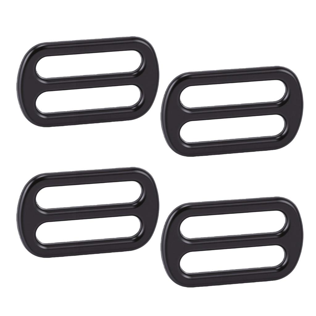 10 Pcs Slide Buckle 43x26mm Webbing Strap Adjustable Buckle Fastener Metal Strap Slider Adjuster for Clothing Bag