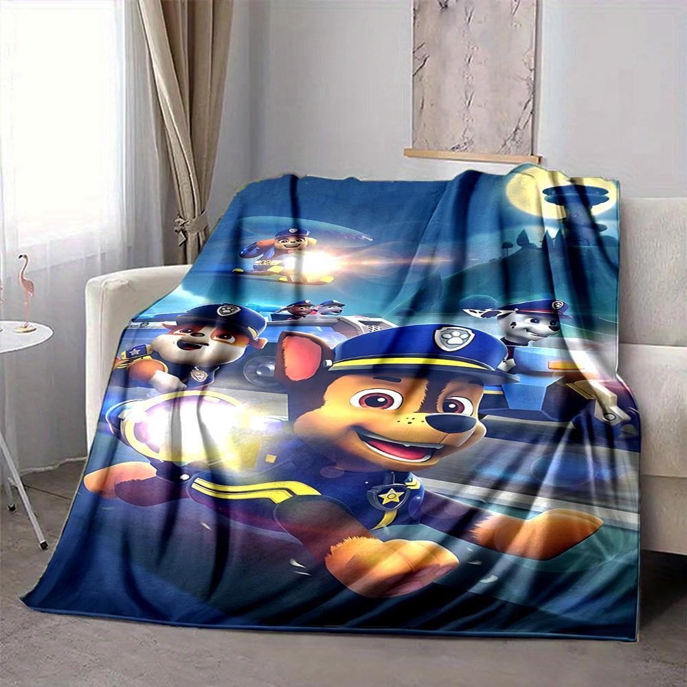 

1pc Paw Patro Soft & Warm Flannel Blanket, Multi-Purpose Throw Blanket for Couch, Sofa, Office, Bed, Camping, Travel 80x120cm