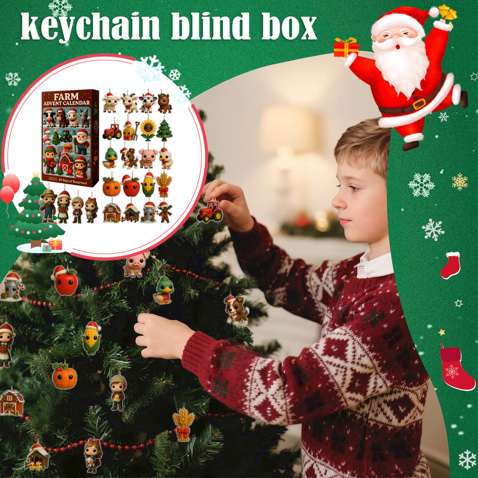 

Акриловый 24-дневный рождественский календарь-адвент с сюрпризами – Этот календарь с восхитительными сюрпризами сделает ваше ожидание Рождества ещё более волшебным. One Size