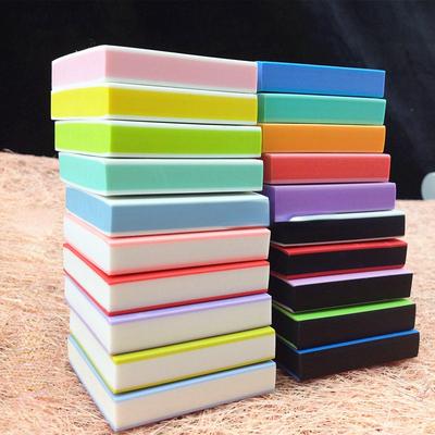 Barva Roztomilá Zesílená Čtvercová Gumová Cihlička 3vrstvý Sendvič Materiál pro Ekologické Gumové Razítko Bez Zápachu 5x5x1cm