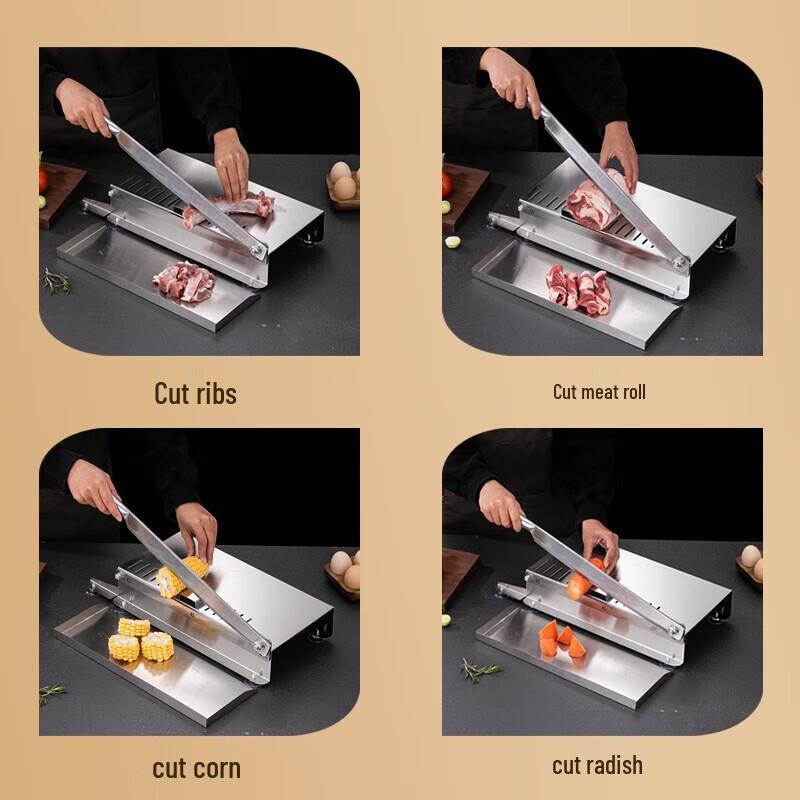 Zhishi Manual Meat Slicer with Storage Tray