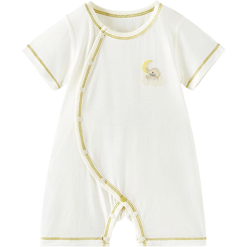 TONGTAI Baby Short-Sleeve Modal Romper