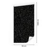 Black glitter wallpaper, black and graphite, black background, 50x1000