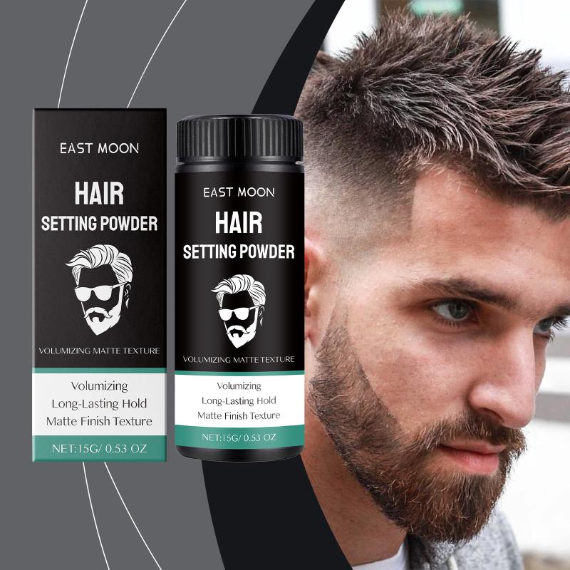 East Moon Men'S Matte Styling Powder Lazy Hair Styling Volumize High Crown Refreshing Long-Lasting Hold Powder
