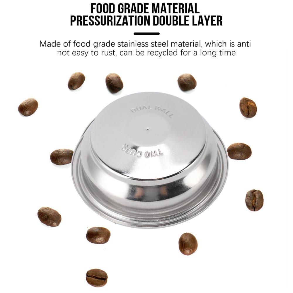 2pcs set 58mm Portafilter Basket Double Layer Coffee Filter Basket For Portafilter Coffee Machine