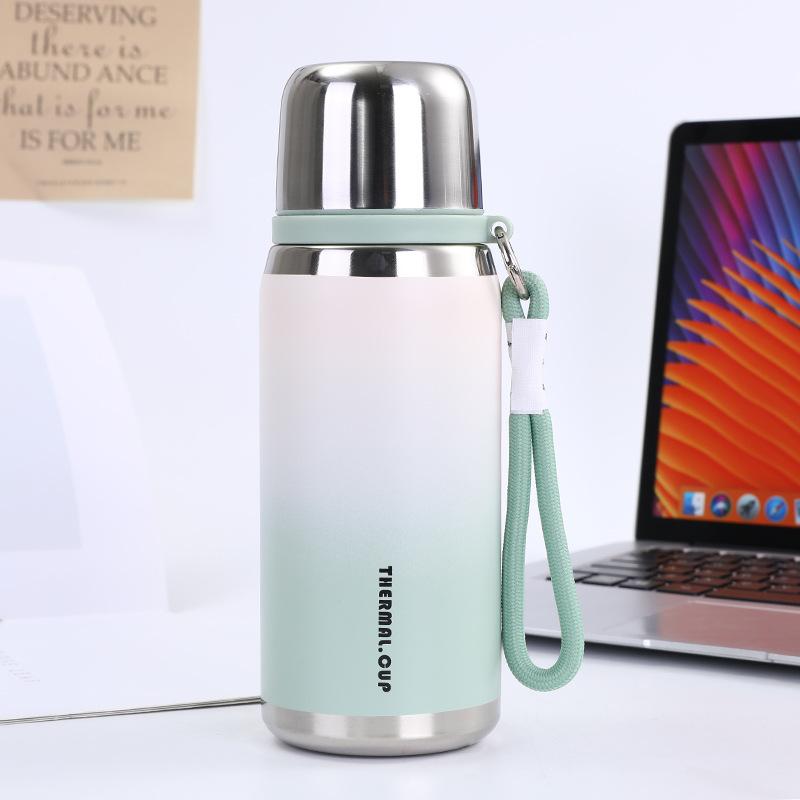 Stainless Steel Insulated Cup Tea Separation Tea Cup Outdoor Portable Mountaineering Travel Water Cup