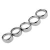 Stainless Steel Bevelled Design Penis Ring Men's Sexual Stimulation Device Chastity Foreskin Glans Lock Ring Enhanced Pleasure