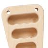 2x Wood Hangboard Rock Climbing Holds Fingerboard Finger Strengthener Easy to Use Smooth Training