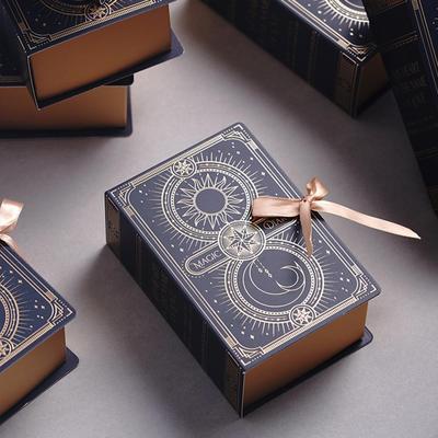 Candy Gift Box Book Shape Gift Sturdy Multi-function Cardboard Gifts Candy Box Candy Chocolate Package Decor
