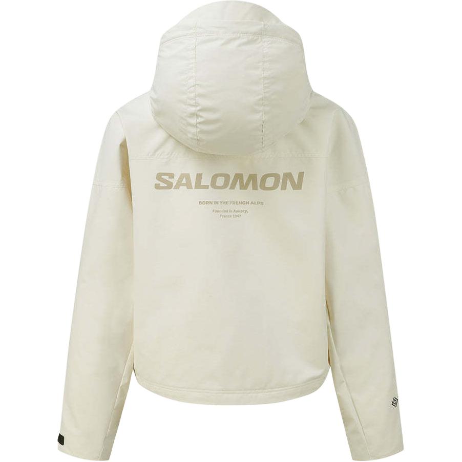 New SALOMON Slate Jackets & Coats Women's White C28178