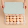 Stackable Home Storage Box Kitchen Refrigerator Egg with Holder Container Lid