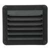 VGEBY 2pcs Air Vent Ventilation Sidewall Easy To Use Simple Appearance Replacement Air Vent for Wall (Black)