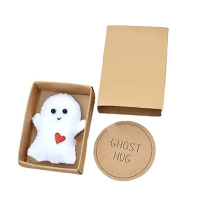 Hug Mini Ghost Gift With Greeting Card Cute Halloween Decoration Present For Friends Family Kids Party Favor Novelty