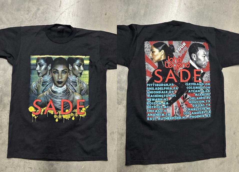 

Sade amp; John Legend Tour Soul Music Rap Tshirt Adult Unisex BS592 Unisex T-Shirt S