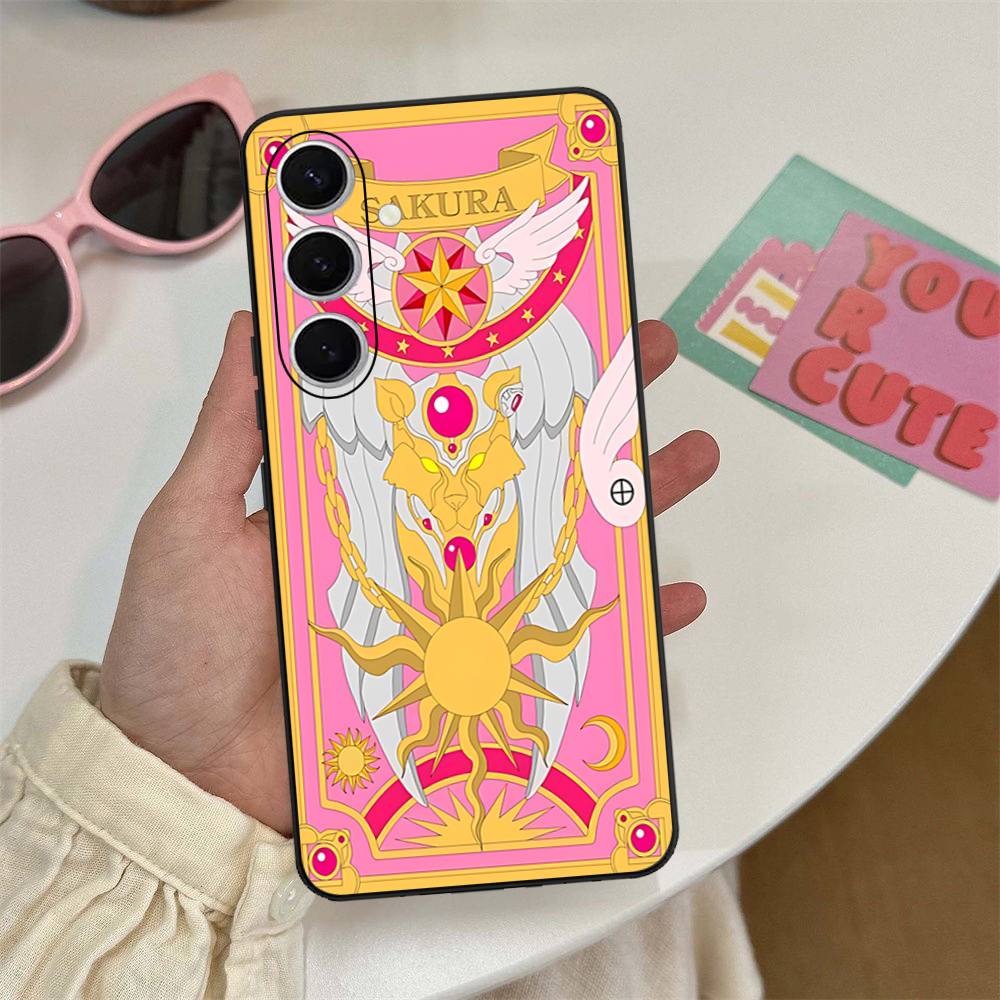 Anime C-CardcaptorS S-Sakura Phone Case For Samsung S 24 Fe 25 Ultra Plus 20 Lite 21 30 22 23 24 22 Ultra 5G Fundas