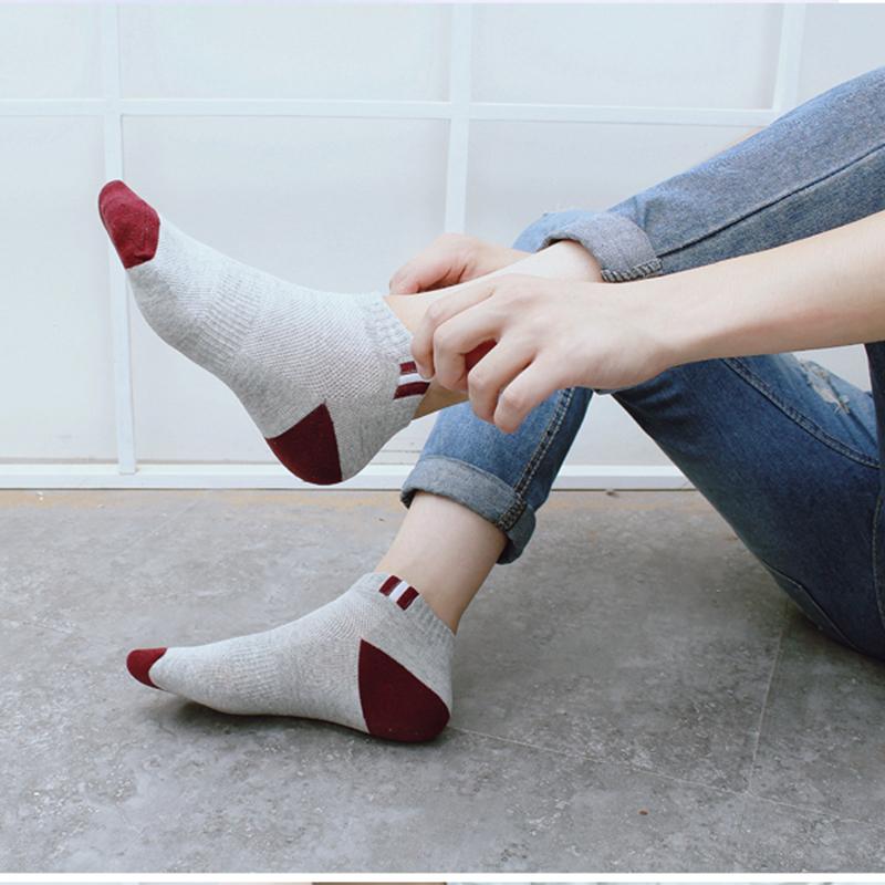 10 Pairs New Spring Summer Cotton Socks Boat Mesh Breathable Men's Short Ankle Socks High Quality Casual Sports Male Sokken Gift