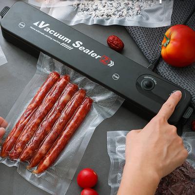 Kitchen Vacuum Food Sealer Automatic Commercial Household Food Vacuum Food Storage Packaging Machine Include 10Pcs BagsA