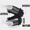 1Pcs Patellar Band Knee Pads Double Silicone Gasket Shock Absorption Basketball Compression Straps Joint Support